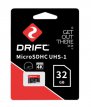 DRIFT 32GB MICRO SD CARD CLASS 10